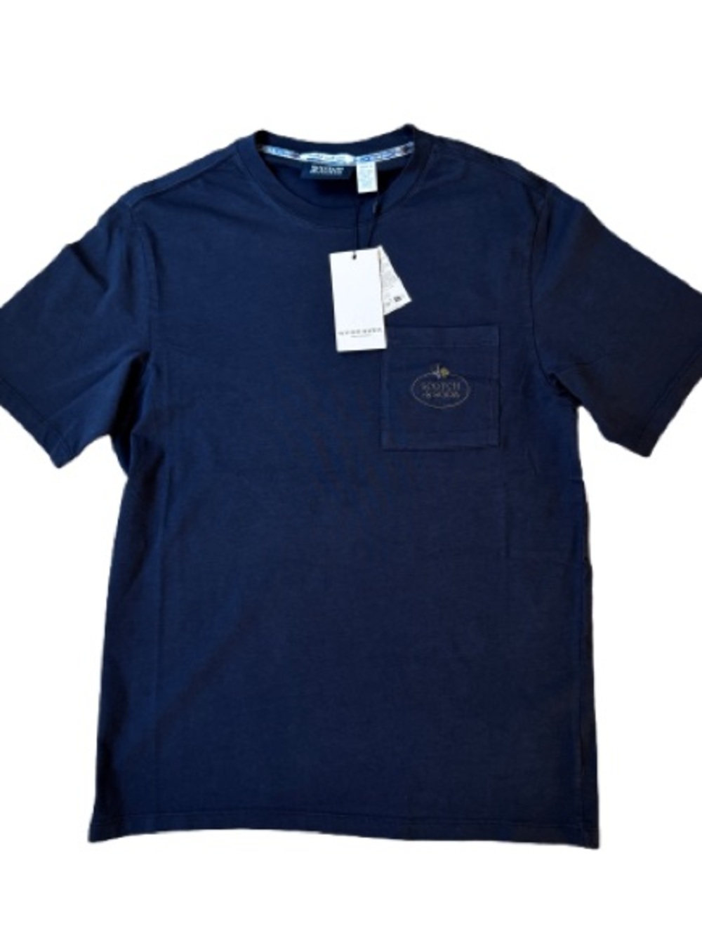 Scotch & Soda Navy Short Sleeve Pocket Tee